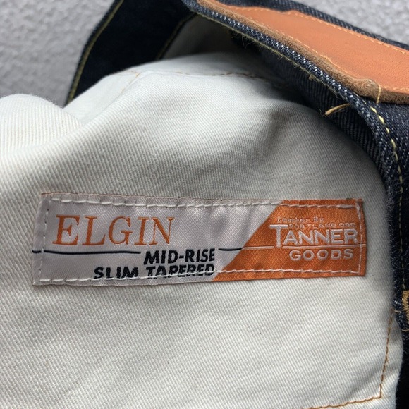 Tellason Elgin Blue Line Selvage Jeans Mens 30x27.5 Tag 29 Kaihara Sanforized - Picture 13 of 14